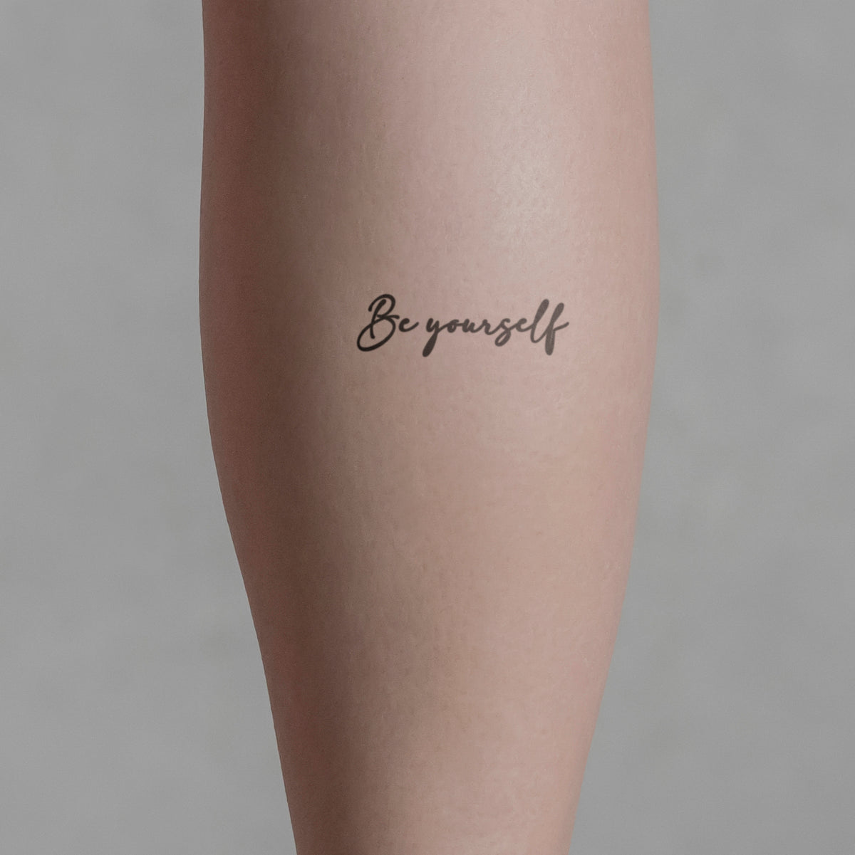Lettering: Be yourself artistic | Temporary tattoos - minink