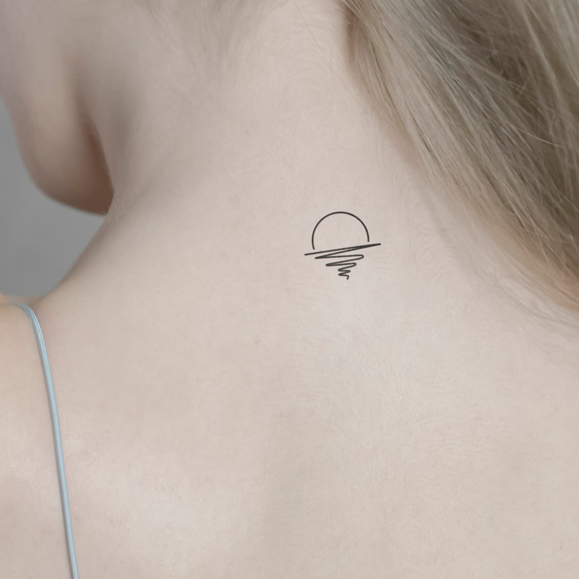 The Sun Tattoo With Minimal and Abstract Design - Etsy Israel