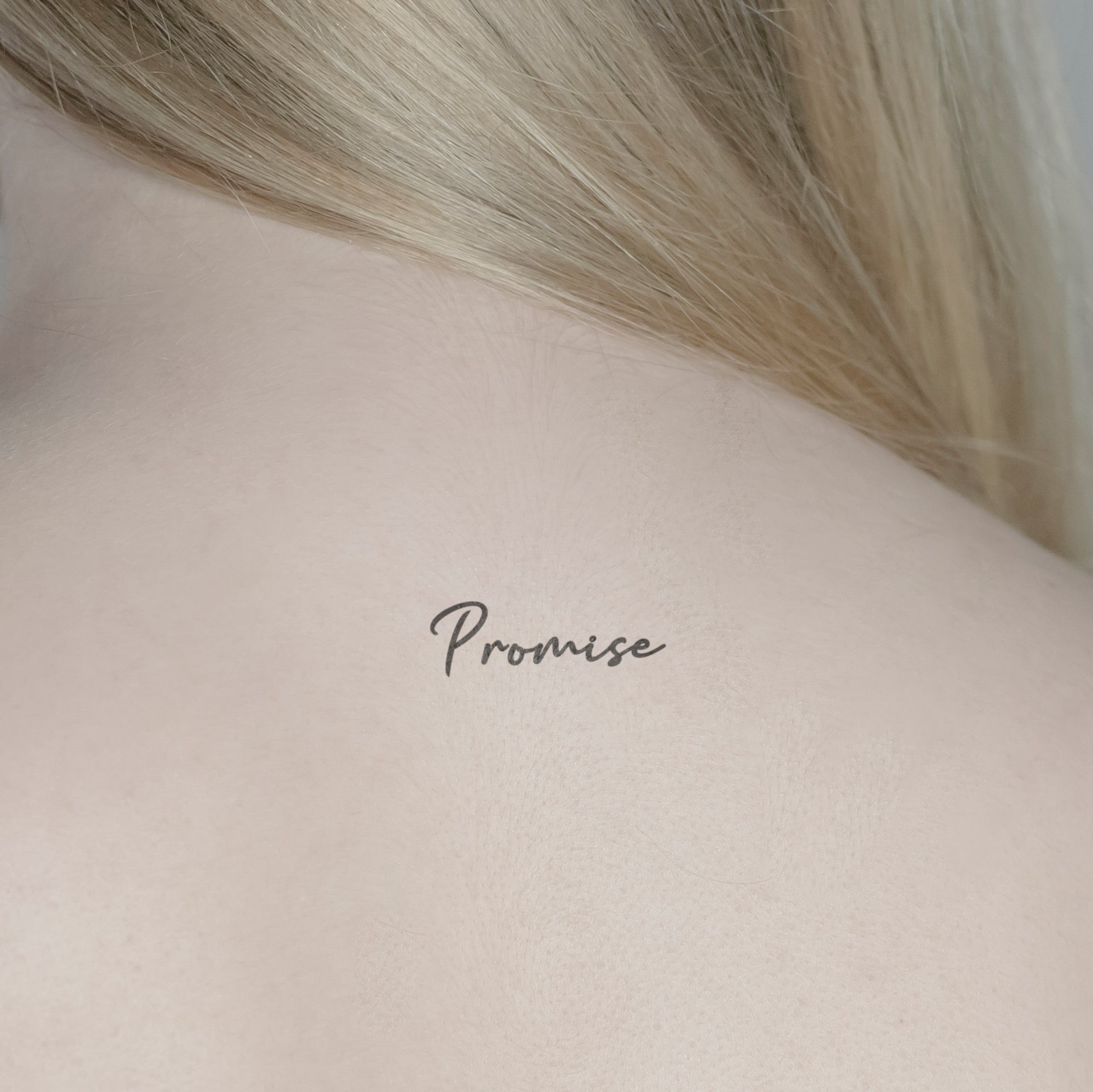 Promise Tattoo von minink, der Marke für temporäre Tattoos.