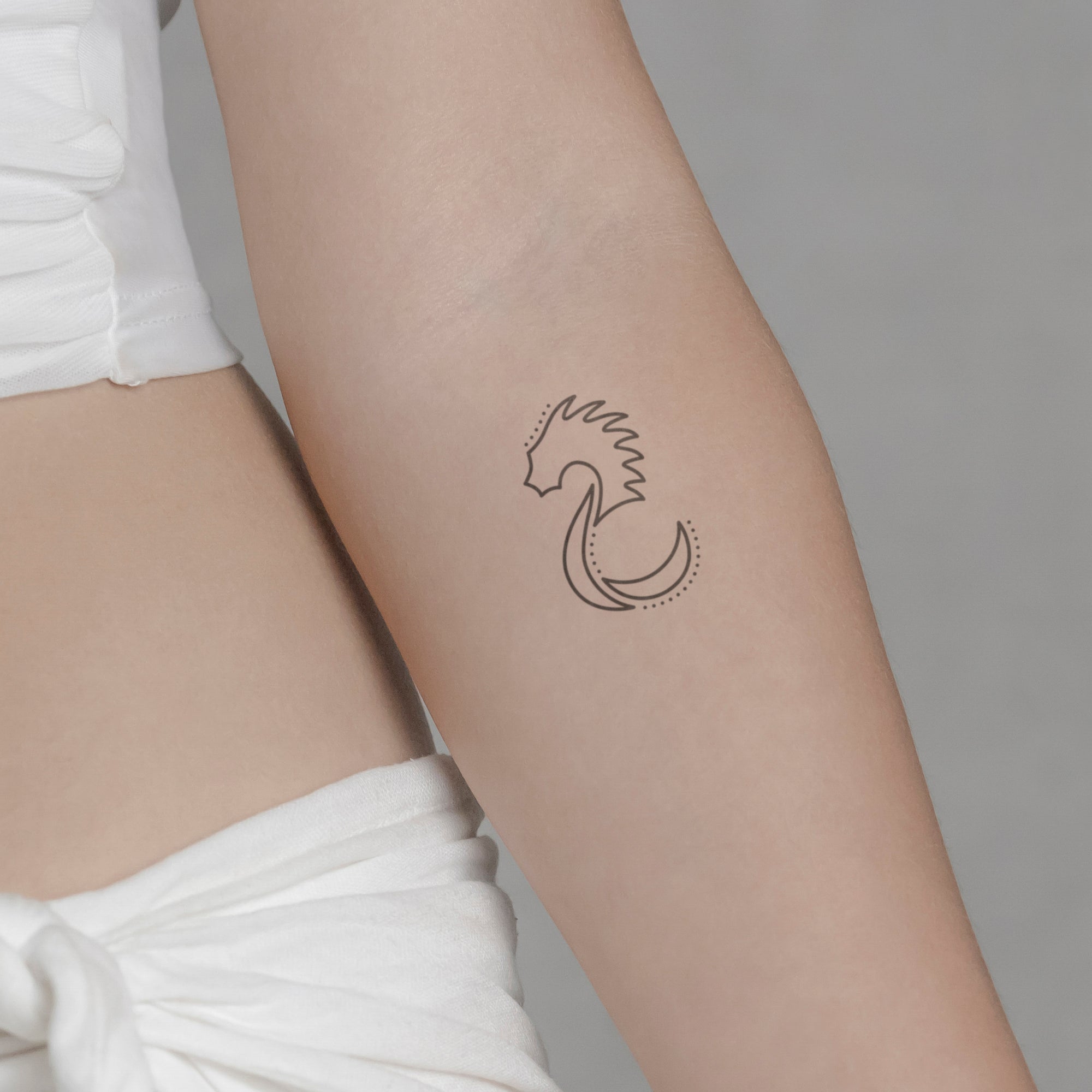 Sea Creature Tattoo Inspiration | Ocean Tattoos | Small octopus tattoo, Seahorse  tattoo, Dolphin tattoo meaning