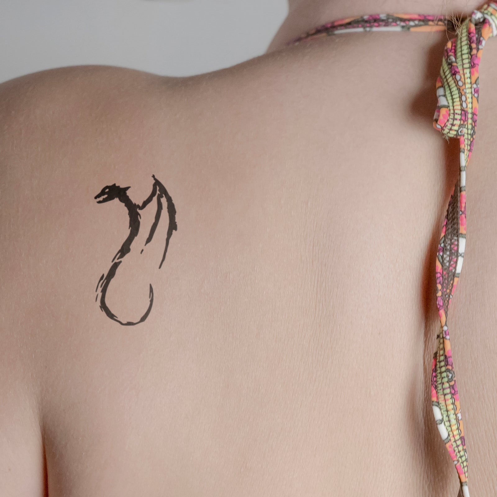 Abstract dragon | Temporary tattoos - minink