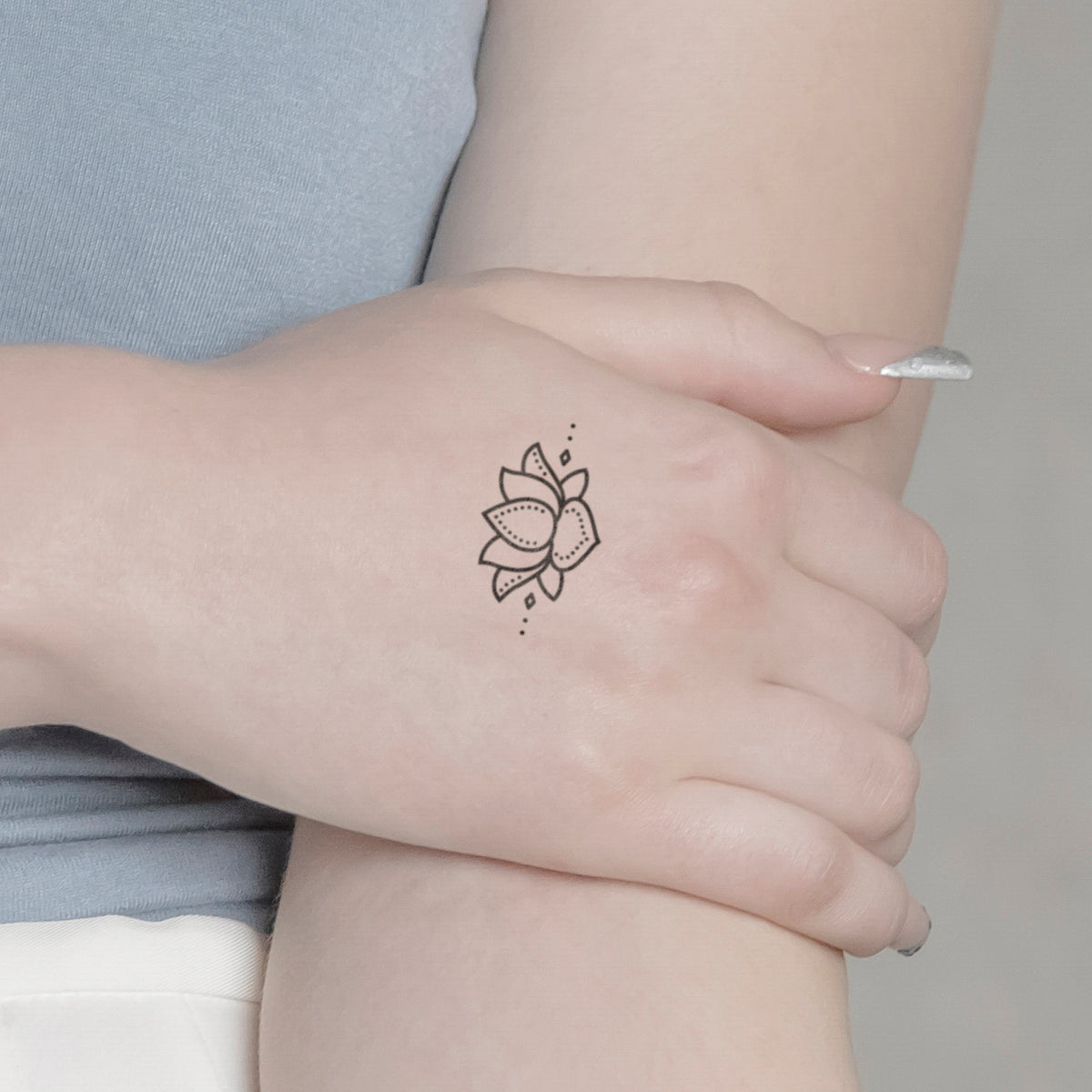 finger print lotus tattoo｜TikTok Search