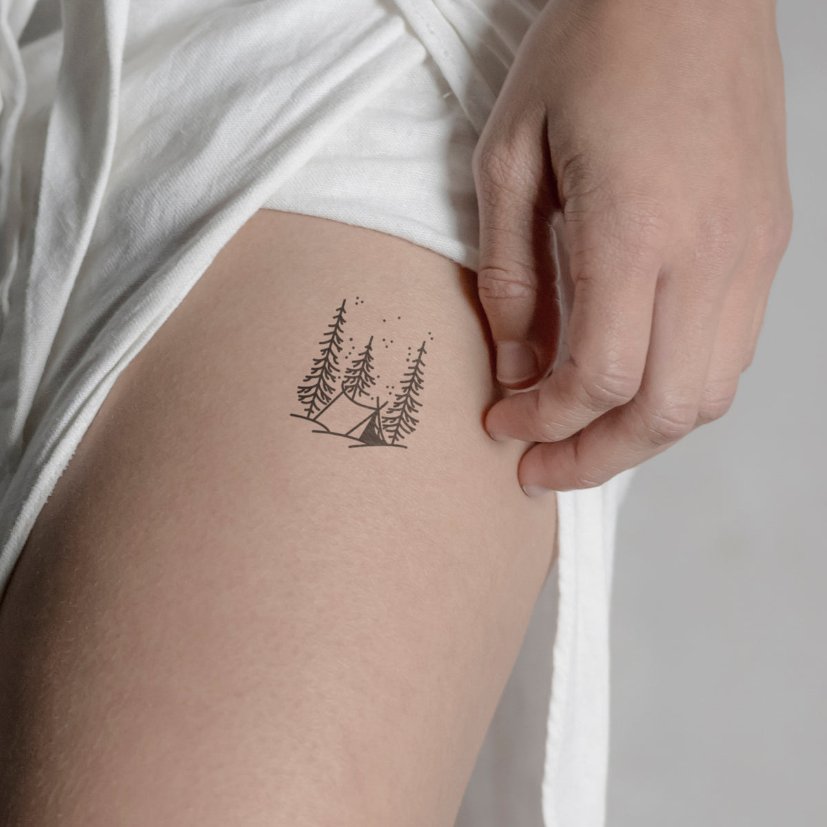 Tiny Tree Temporary Tattoo - Etsy