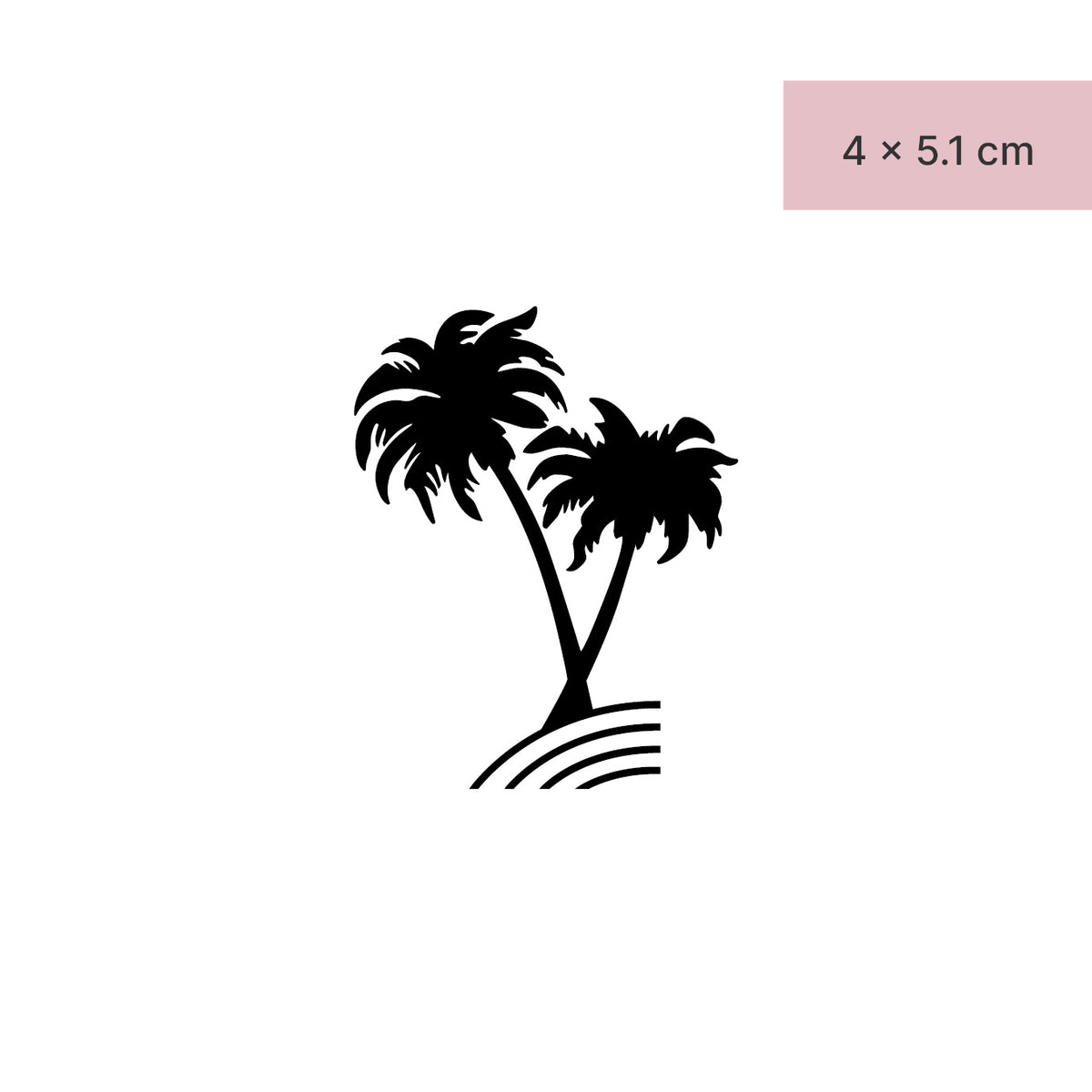 Two palm trees