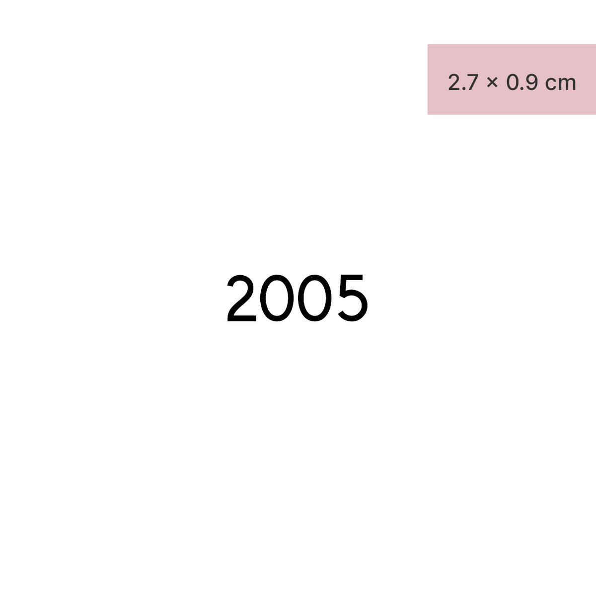 Year of birth 2005