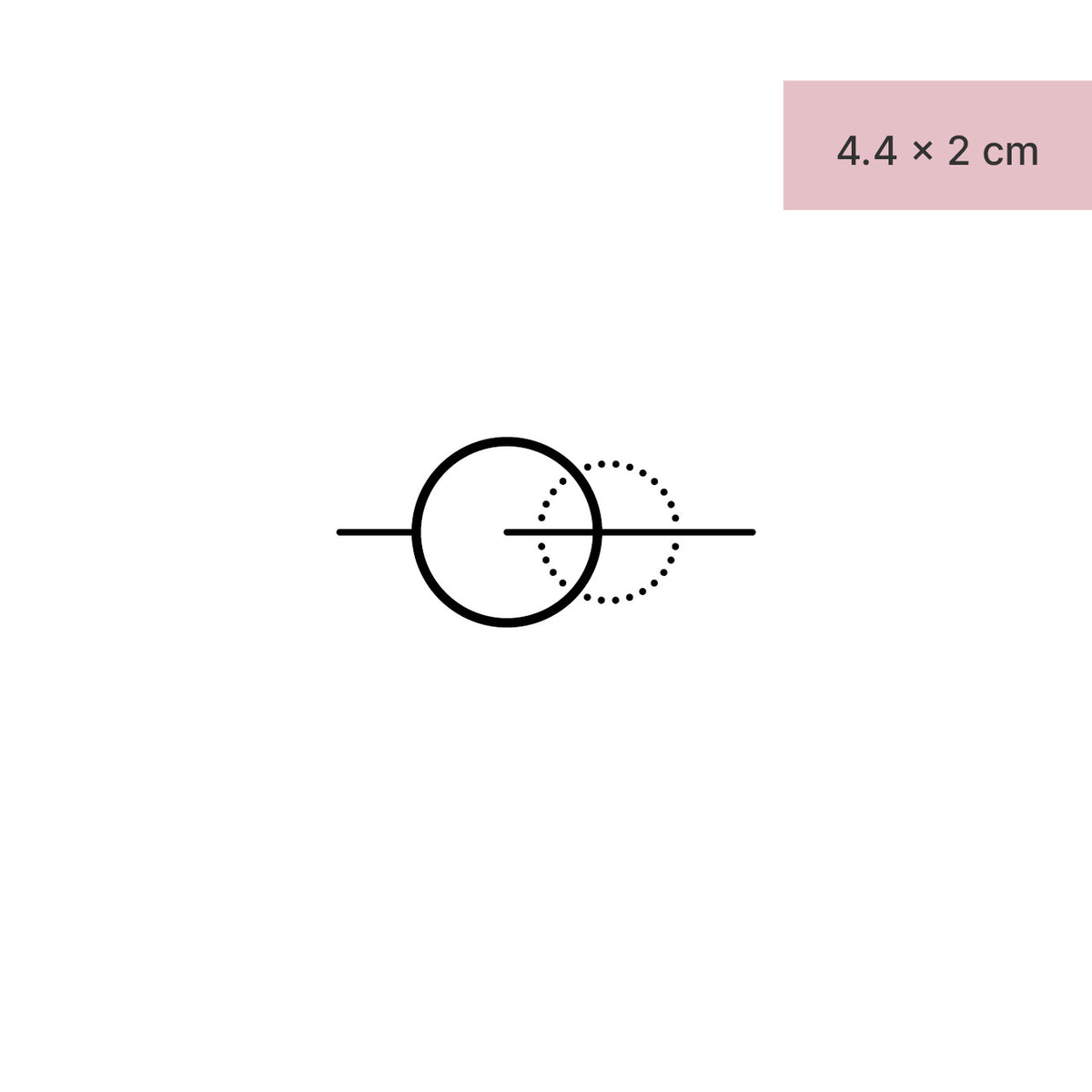 Cercles sur une ligne